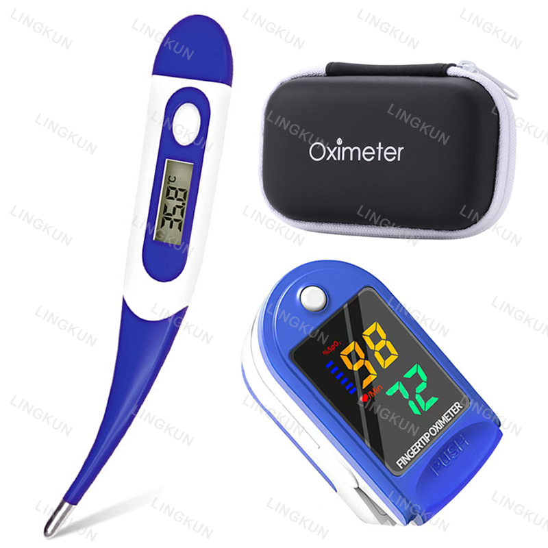 Pulse Oximeter - Digitales Thermometer Präzise Messung von Mund-