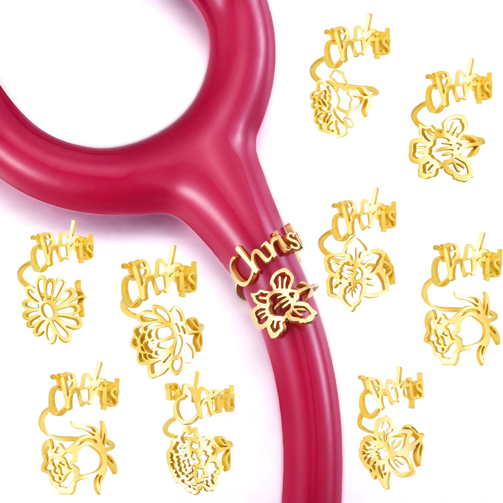 Stethoscope - 1–12 neue Monate personalisiertes Stethoskop mit