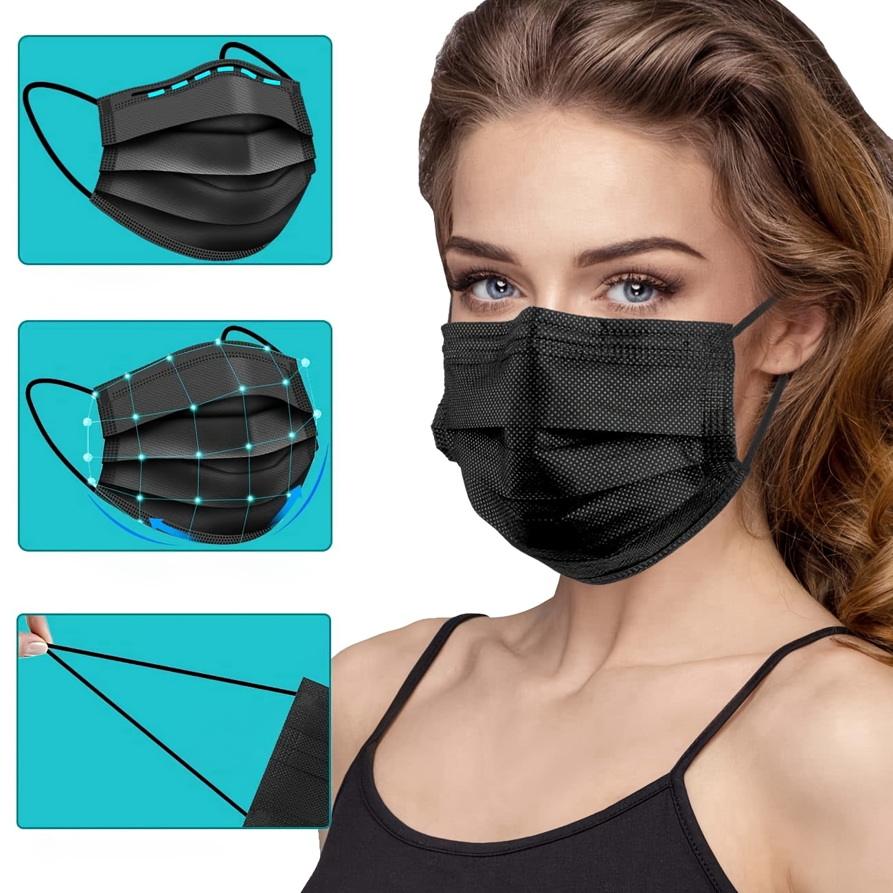 200 Stück dicke schwarze Einwe – Surgical Mask Bewertung und Preis