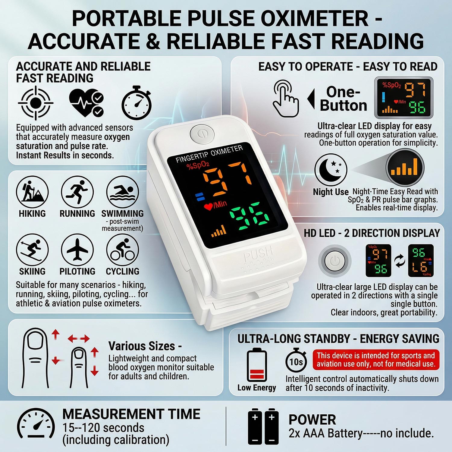 Berührungsloses Thermometer zu – Pulse Oximeter Bewertung und Preis